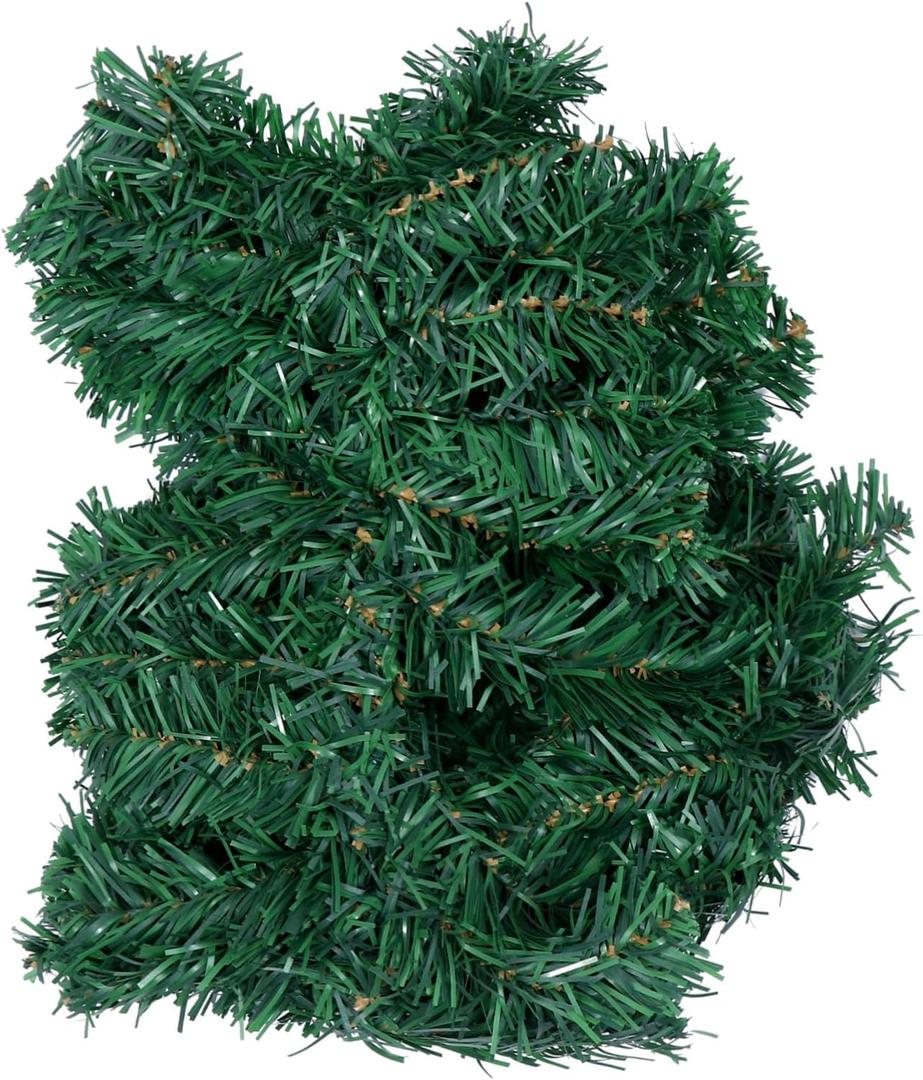 PRETYZOOM Christmas Garland Decoration Green Festive Hanging Ornament for Decor for Holiday Parties and Home Decoration
