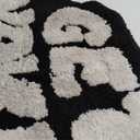 Get Naked Bath Mat 16"x29" Ultra Absorbent Non Slip Quick Drying Machine Washable Cute and Funny Bathroom Rug Ideal for Your Bathroom (Black and White)