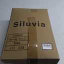 Siluvia Queen Mattress Topper with 400TC 100% Viscose Cover Extra Thick Pillowtop Cooling Mattress Pad White with 8-21 Inch Deep Pocket 3D Snow Down Alternative Fill