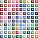 112 Colors Diamond Painting Beads 22400 Pieces 5d Square Drills Gem for Diamond Art DIY Art Accessories (Color Codes 597 to 891)