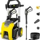Kärcher Pressure Washer K1700, CETA Certified, 3 Spray Nozzles, Detergent Tank, for Cars, Driveways, Siding, Patios, 1.2 max. GPM