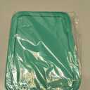 Replacement Lids fits Pyrex 3-Cup Glass Food Storage Container Bowls, (7.75 x 5.75-Inch) Plastic Rectangle Lids Covers for Pyrex 7210-PC, Airtight & Leakproof (4-Pack, Turquoise)