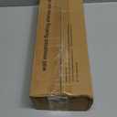 BAYKA Wall Mounted Floating Shelves, Wood Floating Wall Shelf for Books & Decor, Small Space-Saving Display & OrganizerBlackSet of 4 (16-inch Mixed)