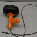 Drain Snake, Drain Auger with Drill Attachment, 25 Feet Plumbing Snake Auto Feed Flexible Hair Drain Clog Remover for Kitchen, Bathrom and Shower Sink with Gloves