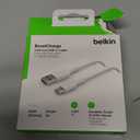 Belkin BoostCharge USB-C to USB-A Cable (1M/3.3ft) for iPhone 16, iPhone 16 Pro, iPhone 15, Samsung Galaxy S25, S24, Note20, Pixel 9, iPad Pro, Nintendo Switch 2, Carplay and More - White
