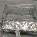 LYNK PROFESSIONAL Pull Out Spice Rack Organizer for Inside Kitchen Cabinets - 4-3/8 inch Wide - Slide Out Drawer  Chrome Sliding Spice Organization for cabinet - Spice Racks - 2 Tier