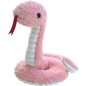 Pink Plush Snake Stuffed Animal Toy, Soft Cuddly Plushie Hugger Toy for Boys & Girls, Gifts for Kids or Girlfriend, 17 Inches