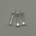 3Pack Small Travel Size Clear Empty Plastic Spray Bottles w/Fine Mist Sprayer - 100ml - 3.4 oz - Reusable-Multipurpose (Bottles Are Empty)