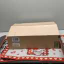 2 Pieces Valentine's Day Kitchen Rugs Valentine's Day Heart Gnome Truck Flower Rugs for Home Kitchen Floor Decor, 17 x 29 Inches, 17 x 47 Inches