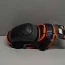 Klein Tools 60491 Hinged Knee Pads, Heavy Duty Gel Foam Protective Knee Pads with Quick-Fasten Buckle and Thigh Strap, Black