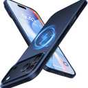 TORRAS Magnetic Slim-Fit for iPhone 17 PRO MAX Case, Ultra-Thin 17 ProMax Phone Case Compatible with MagSafe, Light Anti-Scratch Matte Hard PC Bayer 6.9 Inch OriginFit, Deep Blue