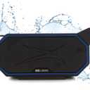 Altec Lansing Portable Bluetooth Speaker HYDRABOOM 2.0, 32W Output Power, 16Hr Playtime, Party Sync, Qi Wireless Charging, Everything-Proof, Voice Assistant Compatible - Black