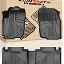 AOMSAZTO Floor Mats Compatible with 2013-2018 Toyota RAV4 All Weather Floor Liner TPE Custom Fit Mats for Toyota RAV4 1st & 2nd Row Car Mats