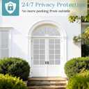 Haton Window Privacy Film Frosted Glass Film for Door Bathroom Shower, Peel & Stick, Day & Night, Papel para Ventanas Privacidad, Covering Sticker Removable Decorative Translucent Pure 23.6" x 78.7"
