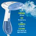 Conair Handheld Garment Steamer for Clothes, ExtremeSteam 1200W, Portable Handheld Design, White/ Blue