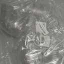 200 Count Sip Lids for Plastic Cups 90mm Strawless Clear Lids for Iced Coffee Beer Beverage Sipper Cups(White)