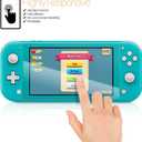 Orzly Screen Protector for Nintendo Switch Lite 2019 Model [4 Pack] Tempered Glass Screen Protectors. No Bubbles Easy Installation Anti Scratch Edition