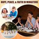 110 Pcs Little Jesus Figures, 10 Colors Mini Jesus Figurines in Bulk, Tiny Baby Jesus to Hide and Seek, Religious Christian Gifts for Easter Egg Stuffers, Sunday School Rewards & Baptism Favors