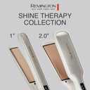 Remington Shine Therapy 1 inch Hair Straightener Iron, Flat Iron Infused with Argan Oil & Keratin, Professional Ceramic Flat Iron for Less Frizz, Shines and Smooth, Styling Tools