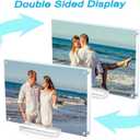 5x7 Acrylic Picture Frame with Magnetic, Clear Diploma Degree Frame with Base, Lucite Transparent Photo Frame for Tabletop Display with Exquisite Package