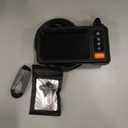 Borescope Endoscope Camera with Light, 4.3" Screen HD Sewer Camera Waterproof Snake Hold Borescope Inspection Mechanic Tools with 8 LED Lights, 16.5FT Semi-Rigid Cable, Gadgets for Men, Black