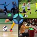 Glow in the Dark Soccer Ball Full Size 3/4/5, Sports Soccer Accessories Gifts Toys for KidsBoys 8-12 , Light Up Ball with pump and needles, Ideal Soccer Gifts for Boys Age 7 8 9 10 11 12 13 14