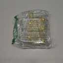 12Pcs Hollow Ball Shower Curtain Hooks Luxury Quality Rustproof Stainless Steel Shower Curtain Rings Hooks for Bathroom Rod (Gold)