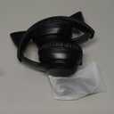 Cat Ear Bluetooth Headphones for Kids & Adults, 55H Play Time, Wireless Foldable & Wired Multi-Function LED Light Up Over Ear Headphones with Mic and Volume Control for iPhone/iPad/Laptop/PC