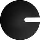 17.71 Inch Black Metal Slotted Sump Pump Cover, Heavy Duty Septic Tank Lid | Decorative Outdoor Water Well & Submersible Sewage Pump Protection Cover for Sump Bucket and Sump Basin