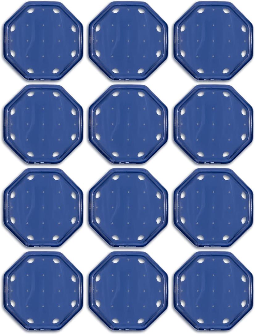 GoFloats V2 Inflatable Solar Pool Heaters for Affordable Pool Heating and Insulation - 12 Pack