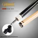 Billmart Pool Cue Stick, Low Deflection Shaft Billiard Cue Sticks with Hard Case, Pool Table Sticks Queue, 19 oz Pool Que