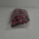 Alimens & Gentle Men's Button Down Regular Fit Long Sleeve Plaid Flannel Casual Shirts (Large Tall, Red/Black Plaid)