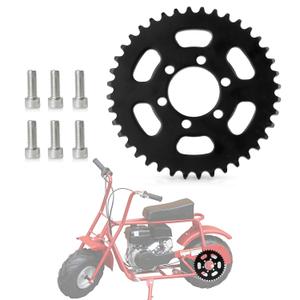 35 Chain Sprocket - 40 Tooth Sprocket 35 Chain Mini Bike Rear Sprocket for CC100X CK100 Baja DB30 TaoTao GK80 Monster Moto 80cc MBX10 MBX11 Predator Mini Bike Dirt Bikes Go Kart,Black