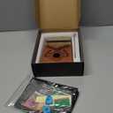 17-Key Kalimba Thumb Piano - Holiday Stocking Stuffer & Fun Gifts - Portable Mahogany Percussion Instrument - Christmas Gift Beginner Tuning Set, Music Instruments for Kids - Mbira, Light Brown