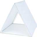 Fun Express Kids Tent Indoor Play Tent for Kids - Premium 45" x 40" White Playhouse for Toddler Girls Bedroom Decor | Perfect Slumber Party Supplies Reading Nook & Fort Building Activities, 45" x 43" x 40"