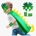 iROLEWIN Dinosaur-Costume for Kids Dragon Cape Mask as Boys Girls Dino Dress-Up Clothes for Play Toys Birthday Party Gifts 3-10 Years