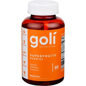 Goli Nutrition Mixed Fruit Superfruits Gummies, 60 CT
