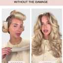 YOSHUYUKI Grande Heatless Curls Overnight Rods No Heat Hair Curlers to Sleep Jumbo Foam Large Hair Rollers for Long Short Hair Heatless Curling Rod Set with Satin Wrap for Sleeping Violet