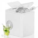 OLIXIS Nugget Ice Maker Machine, 26lbs in 24Hrs, 9 Ice Cubes in 6 Mins,Auto-Cleaning Portable Ice Maker with Basket and Scoop, Countertop Ice Maker for Home/Kitchen/Camping/RV, White