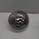 KCO Lighting Replacement Glass Globe Shade,Modern Smoke Gray Lampshade Glass Accessories for Pendant Wall Sconces (Smoke Gray)