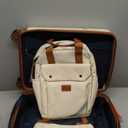 Carry On Luggage Sets 3 Piece, 20 Inch Luggage 22x14x9 Airline Approved with Wheels and TSA Lock, ABS Lightweight Hardshell Travel Suitcase Set with Duffel Bag Travel Bag for Men Women (Black)