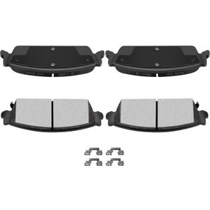 AUTOMUTO 4PCS Front Ceramic Disc Brake Pads Set D465 For Acura EL 1997-2005, For Honda Civic 1996-2011, For Honda For Accord 1998-2002