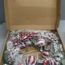 Good Tidings 24" Wreath with Pinecones Red/White Ornaments