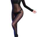 SSQKYZCSYZ Body Stockings for Women Oil Shiny Bodystocking 5D Sheer Full Body Stocking Glossy Pantyhose, One Size