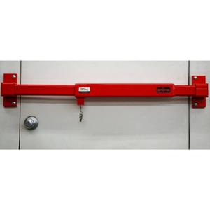 Equipment Lock Adjustable Door Security Bar - Security Lock Bar and Job Site Door Lock for Office Trailers, Warehouse Doors and Home Defense (Keyed Differently) Equipment Lock Adjustable Door Security Bar - Security Lock Bar and Job Site Door Lock for Office Trailers, Warehouse Doors and Home Defense (Keyed Differently)