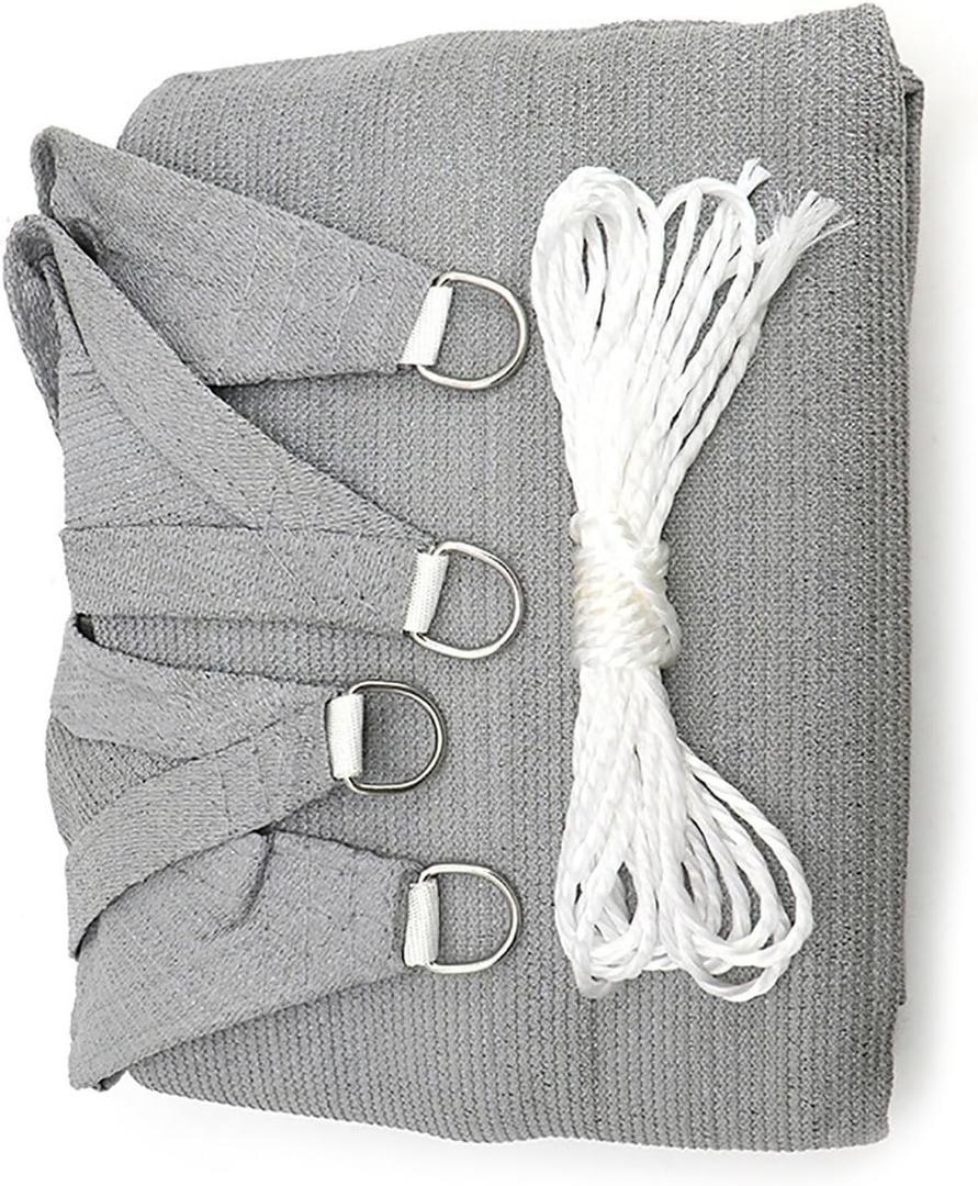 Sun Shade Sail Canopy Rectangle, Canopy Fabric Shade Cloth Screen,Water and Air Permeable & UV Resistant, for Backyard Yard Deck Patio Garden Activities and Facility(Gray,2x6m/6.56x19.69ft)