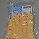 Cozople Boys Yellow Swim Trunks3D Printed Ice Cream Drip Bathing Suit with Compression Liner Quick Dry UPF 50+S wim Shorts Breathable Beach Board Shorts 5-6 Years