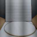  dTinkoso 26" Gold Crystal Chandeliers,Water Ripple Glass Drum Pendant Light Fixture with Adjustable Height, 6 Lights Glass Chandelier for Dining Room, Bedroom, Foyer,Living Room, Brass Gold