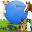 BurgeonNest 18'' Herding Ball for Dogs, Herding Ball for Australian Shepherds, Cattle, Border Collies, and Small/Medium Breeds, Outdoor Dog Toys for Includes Electric Pump for Quick Inflation, Blue