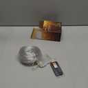 JMEXSUSS 100 LED Battery Operated Rope Lights Outdoor Waterproof, 33ft 8 Modes Battery Powered String Lights with Remote Outdoor for Trampoline Camping Tent Patio Garden Christmas Decor (Warm White)